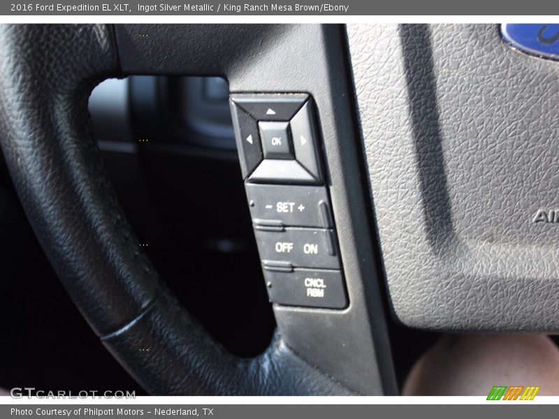 Ingot Silver Metallic / King Ranch Mesa Brown/Ebony 2016 Ford Expedition EL XLT