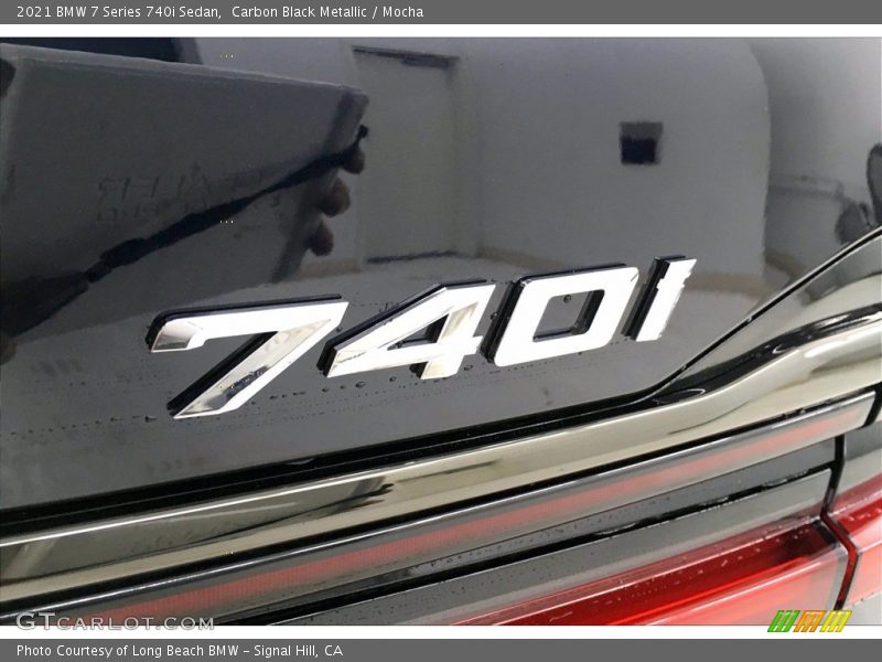 Carbon Black Metallic / Mocha 2021 BMW 7 Series 740i Sedan
