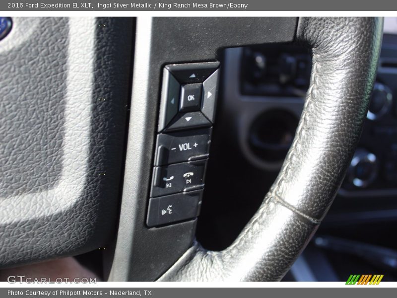 Ingot Silver Metallic / King Ranch Mesa Brown/Ebony 2016 Ford Expedition EL XLT