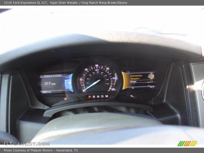 Ingot Silver Metallic / King Ranch Mesa Brown/Ebony 2016 Ford Expedition EL XLT