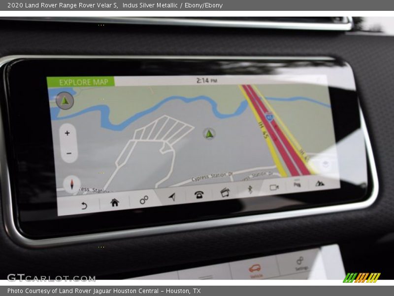 Navigation of 2020 Range Rover Velar S