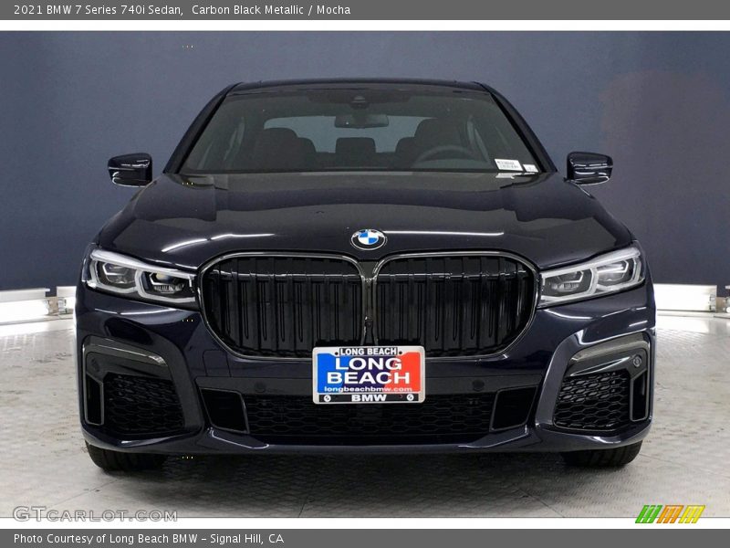 Carbon Black Metallic / Mocha 2021 BMW 7 Series 740i Sedan