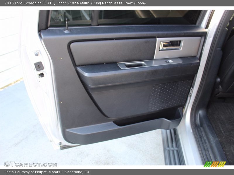 Ingot Silver Metallic / King Ranch Mesa Brown/Ebony 2016 Ford Expedition EL XLT