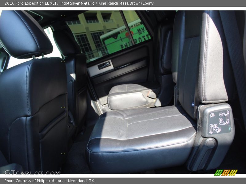 Ingot Silver Metallic / King Ranch Mesa Brown/Ebony 2016 Ford Expedition EL XLT