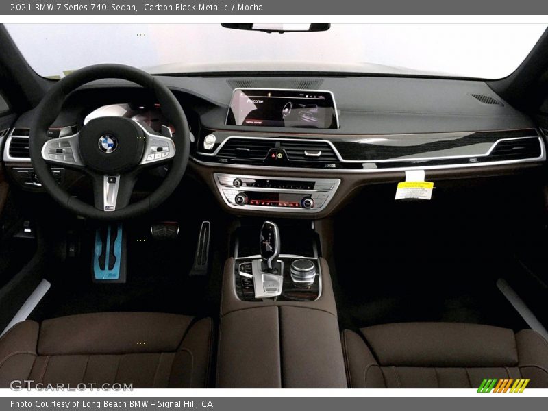 Carbon Black Metallic / Mocha 2021 BMW 7 Series 740i Sedan
