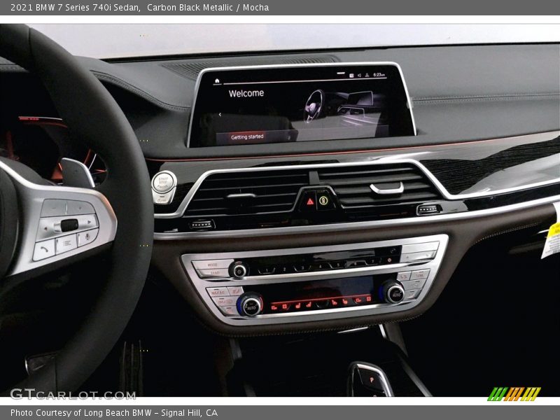 Carbon Black Metallic / Mocha 2021 BMW 7 Series 740i Sedan