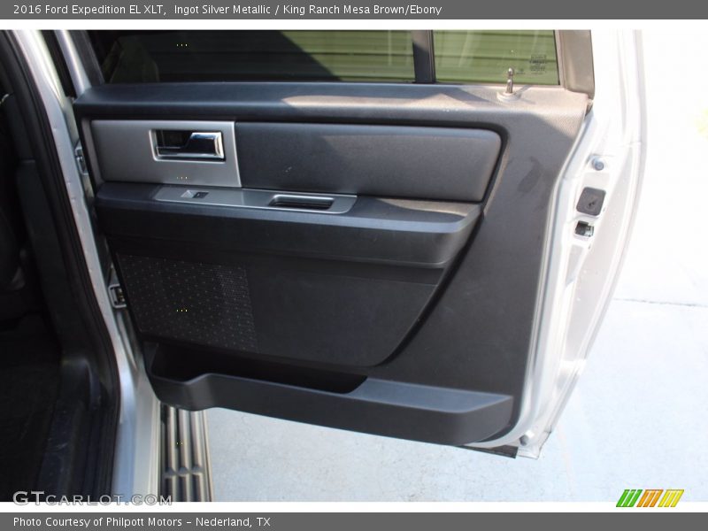 Ingot Silver Metallic / King Ranch Mesa Brown/Ebony 2016 Ford Expedition EL XLT