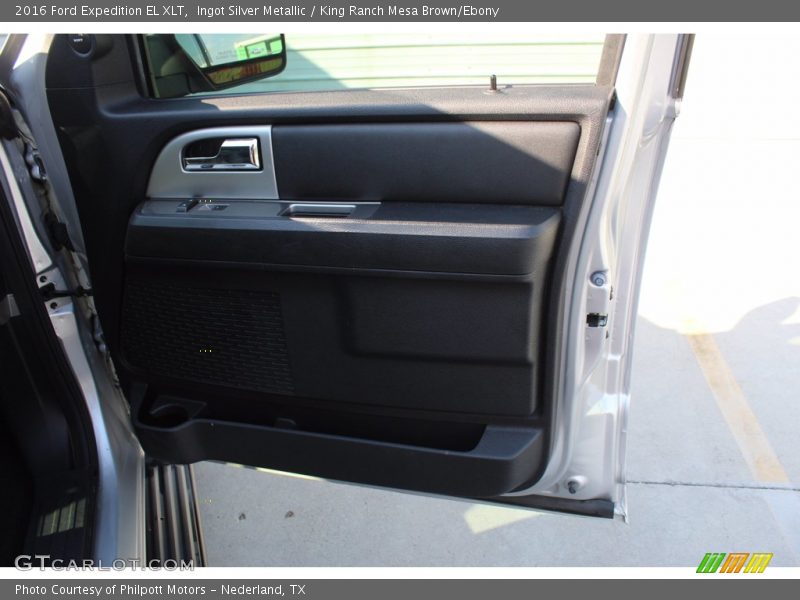 Ingot Silver Metallic / King Ranch Mesa Brown/Ebony 2016 Ford Expedition EL XLT
