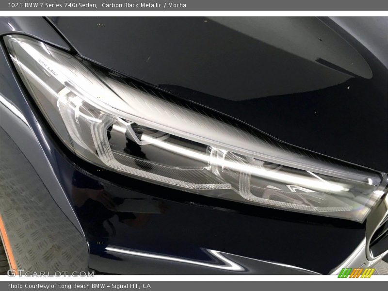 Carbon Black Metallic / Mocha 2021 BMW 7 Series 740i Sedan