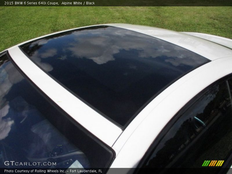 Alpine White / Black 2015 BMW 6 Series 640i Coupe