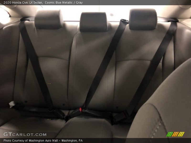 Cosmic Blue Metallic / Gray 2020 Honda Civic LX Sedan