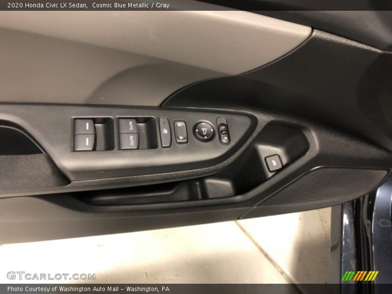 Cosmic Blue Metallic / Gray 2020 Honda Civic LX Sedan