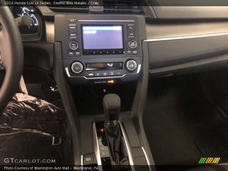 Cosmic Blue Metallic / Gray 2020 Honda Civic LX Sedan