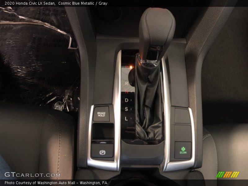 Cosmic Blue Metallic / Gray 2020 Honda Civic LX Sedan