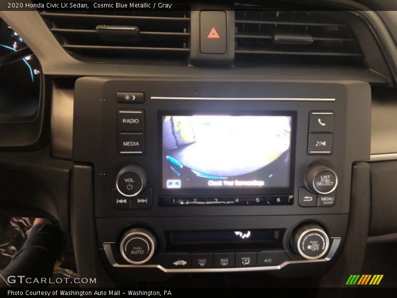 Cosmic Blue Metallic / Gray 2020 Honda Civic LX Sedan