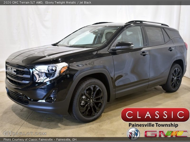Ebony Twilight Metallic / Jet Black 2020 GMC Terrain SLT AWD