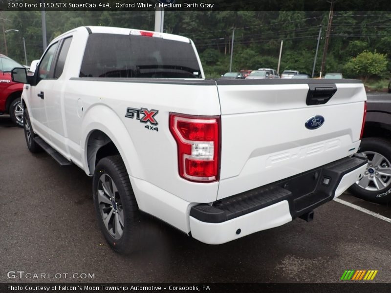 Oxford White / Medium Earth Gray 2020 Ford F150 STX SuperCab 4x4