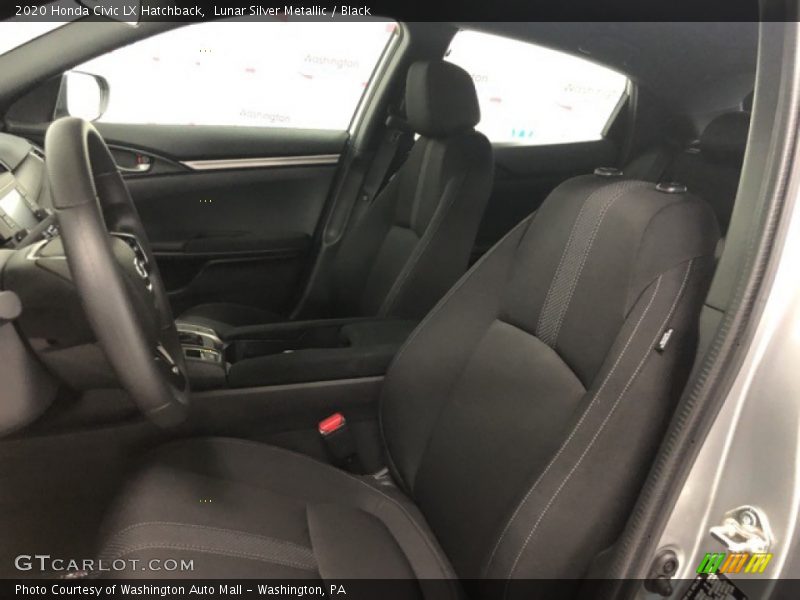 Lunar Silver Metallic / Black 2020 Honda Civic LX Hatchback