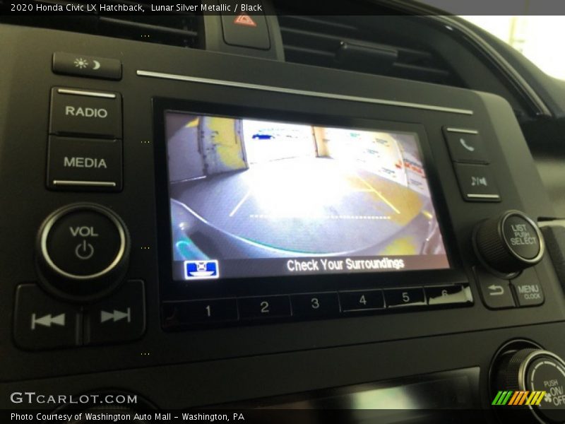 Lunar Silver Metallic / Black 2020 Honda Civic LX Hatchback