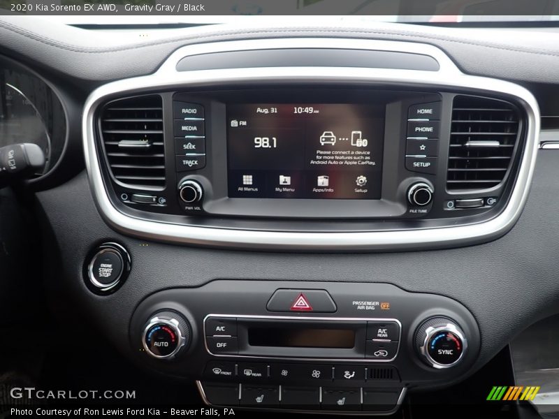 Gravity Gray / Black 2020 Kia Sorento EX AWD