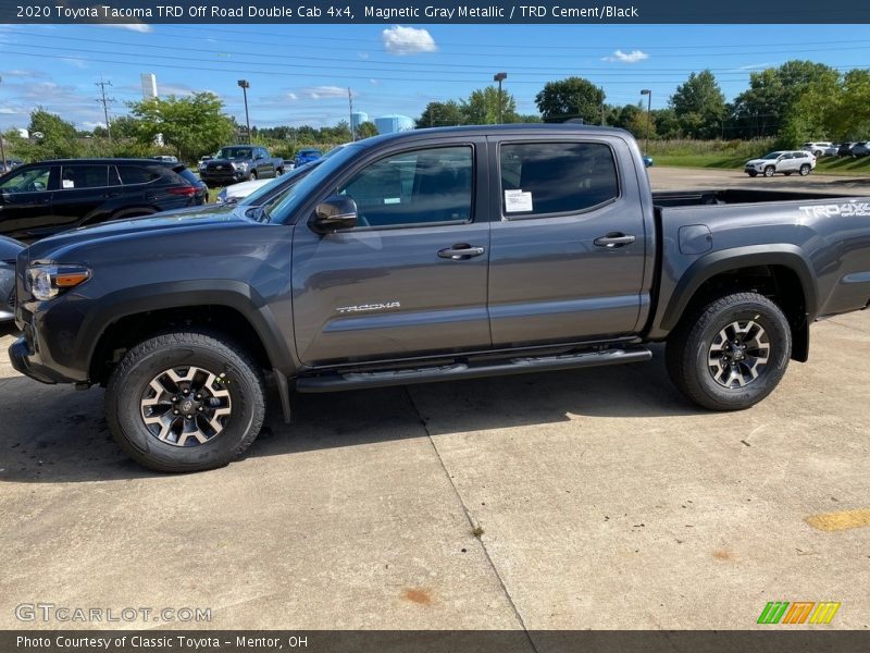 Magnetic Gray Metallic / TRD Cement/Black 2020 Toyota Tacoma TRD Off Road Double Cab 4x4