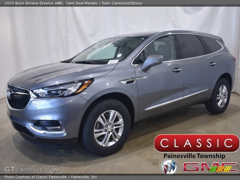 Satin Steel Metallic / Dark Galvinized/Ebony 2020 Buick Enclave Essence AWD