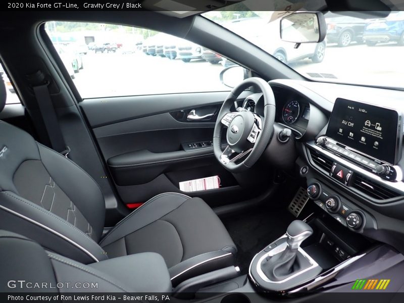 Gravity Grey / Black 2020 Kia Forte GT-Line