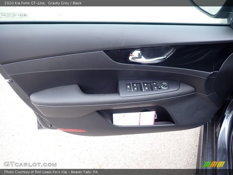 Gravity Grey / Black 2020 Kia Forte GT-Line