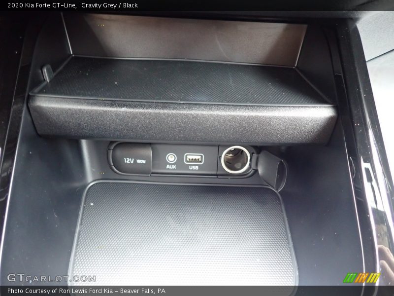 Gravity Grey / Black 2020 Kia Forte GT-Line