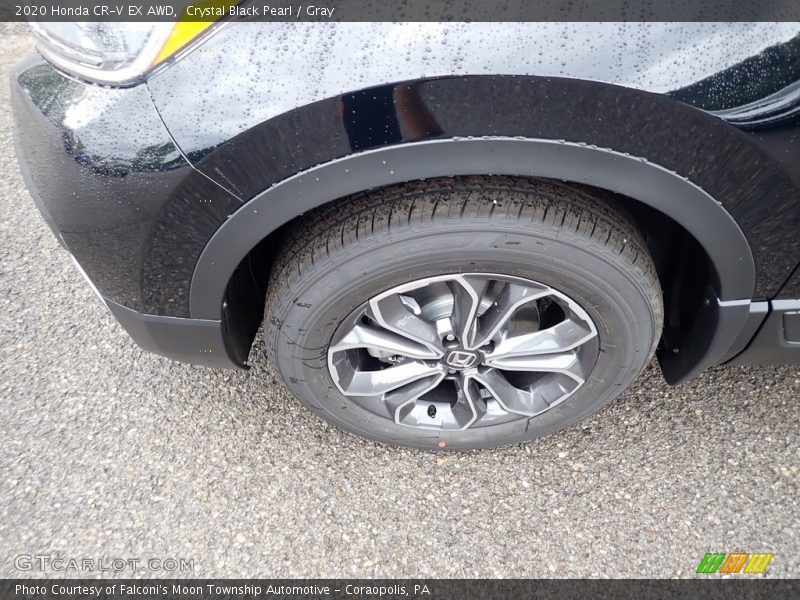 Crystal Black Pearl / Gray 2020 Honda CR-V EX AWD