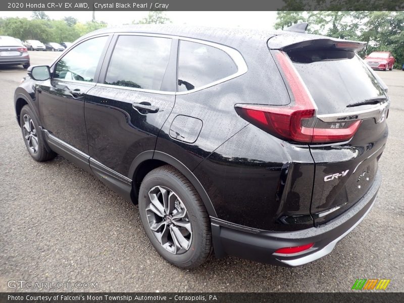 Crystal Black Pearl / Gray 2020 Honda CR-V EX AWD