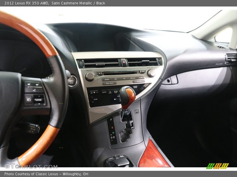 Satin Cashmere Metallic / Black 2012 Lexus RX 350 AWD