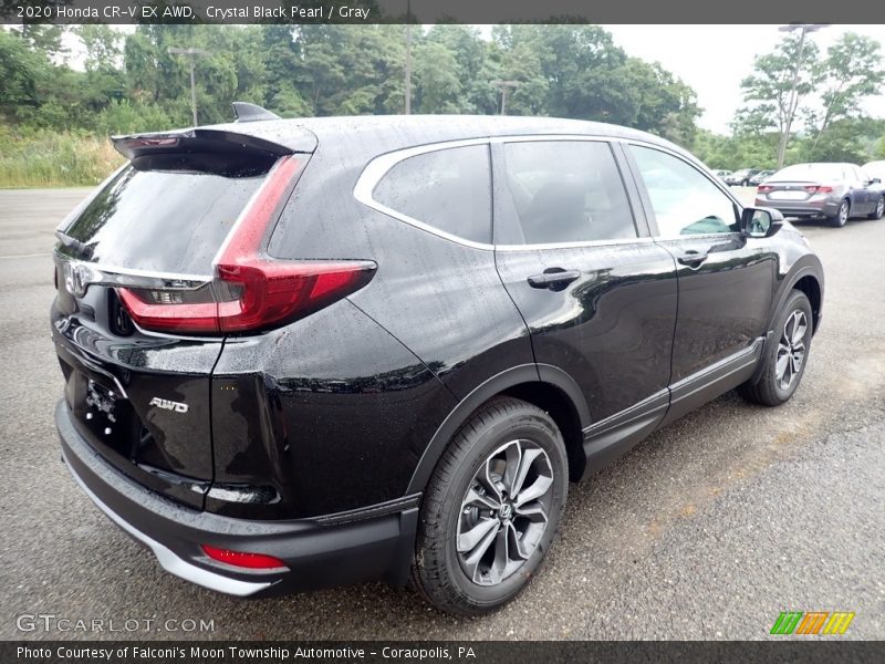 Crystal Black Pearl / Gray 2020 Honda CR-V EX AWD