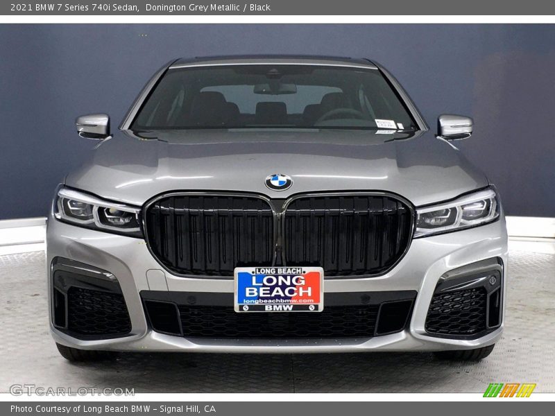 Donington Grey Metallic / Black 2021 BMW 7 Series 740i Sedan