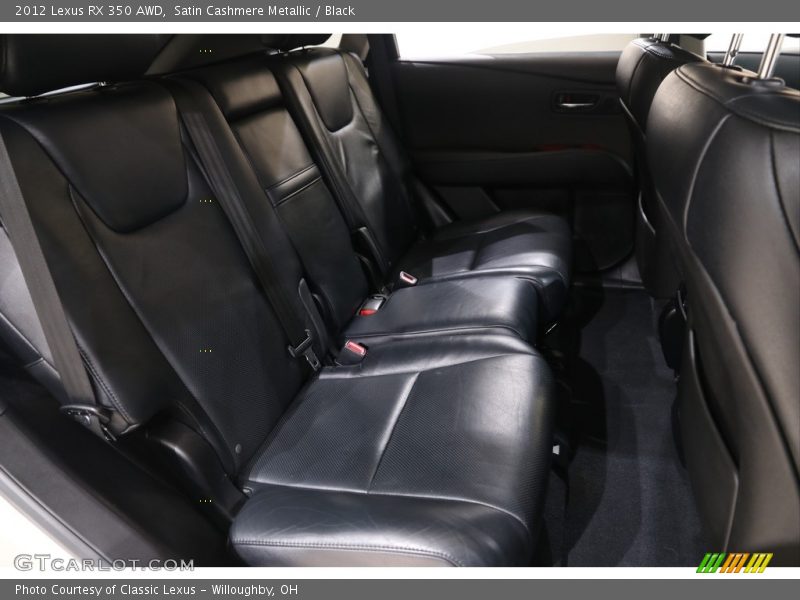 Satin Cashmere Metallic / Black 2012 Lexus RX 350 AWD
