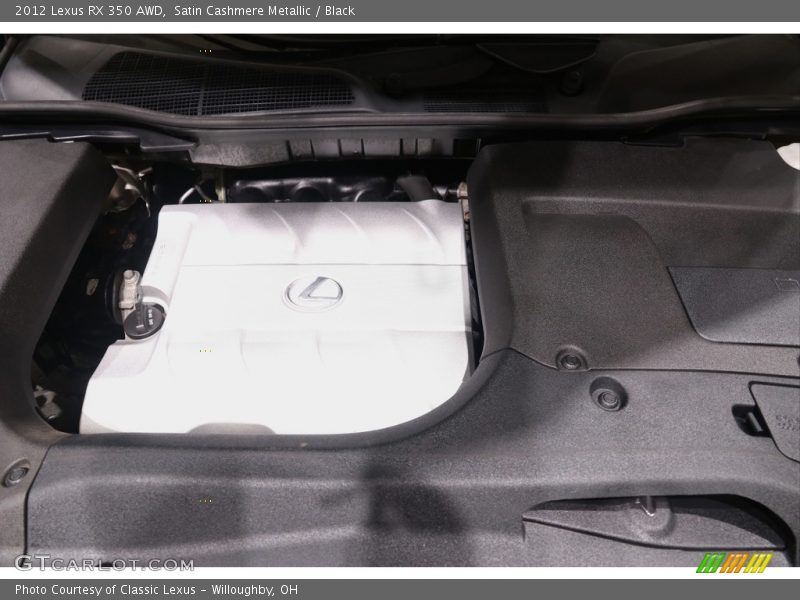 Satin Cashmere Metallic / Black 2012 Lexus RX 350 AWD
