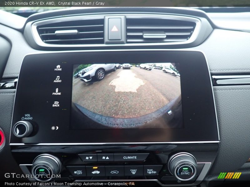Crystal Black Pearl / Gray 2020 Honda CR-V EX AWD