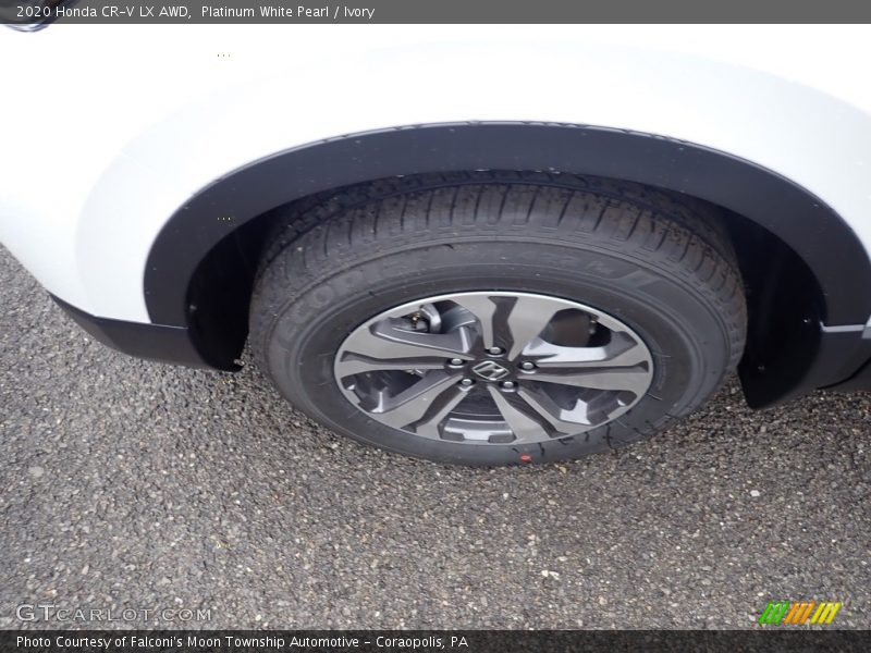 Platinum White Pearl / Ivory 2020 Honda CR-V LX AWD