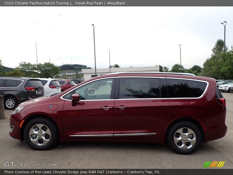 Velvet Red Pearl / Alloy/Black 2020 Chrysler Pacifica Hybrid Touring L