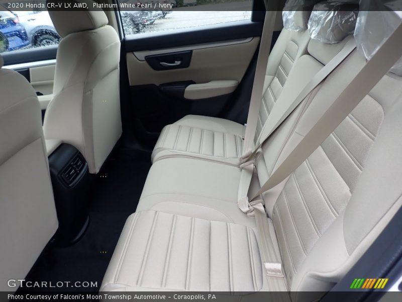 Platinum White Pearl / Ivory 2020 Honda CR-V LX AWD