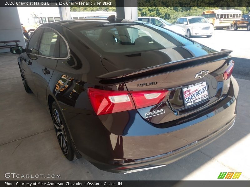 Black Cherry Metallic / Jet Black 2020 Chevrolet Malibu LT