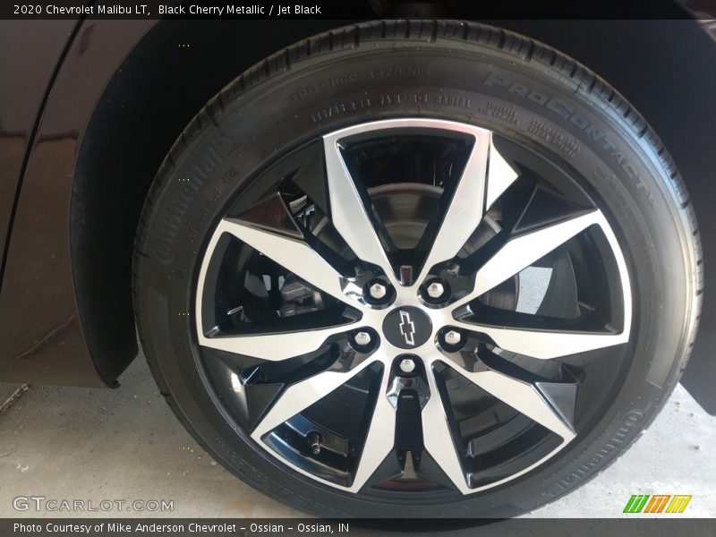 Black Cherry Metallic / Jet Black 2020 Chevrolet Malibu LT
