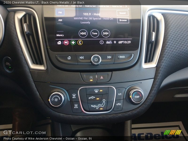 Black Cherry Metallic / Jet Black 2020 Chevrolet Malibu LT