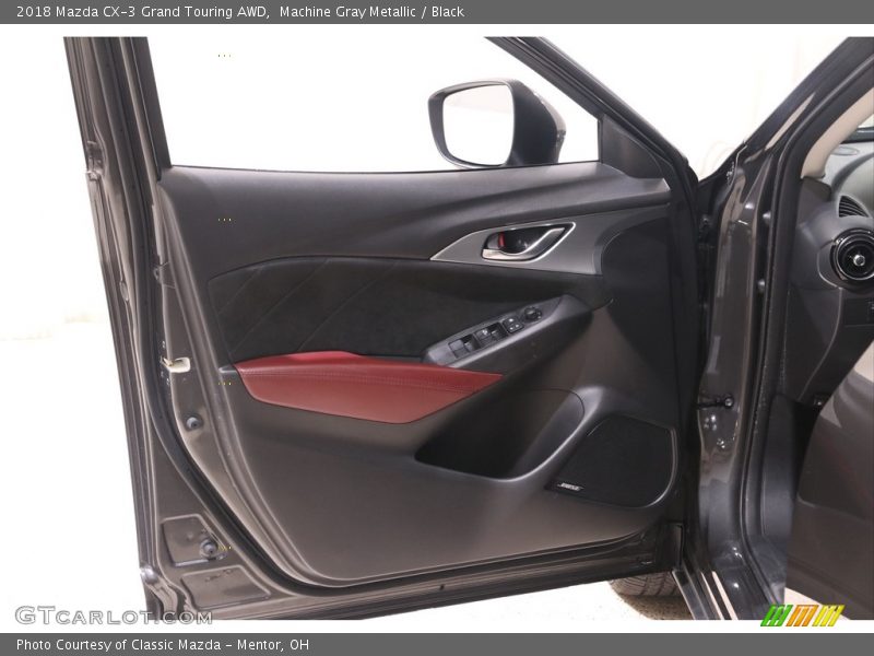 Machine Gray Metallic / Black 2018 Mazda CX-3 Grand Touring AWD