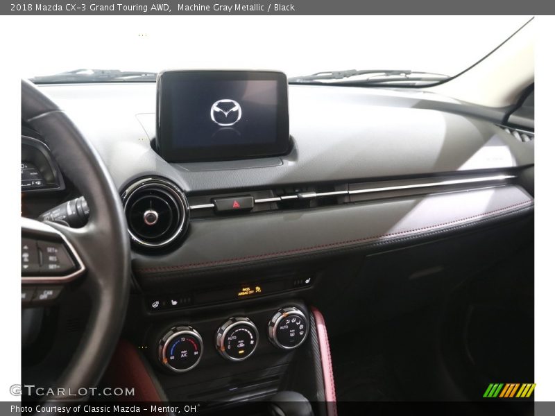 Machine Gray Metallic / Black 2018 Mazda CX-3 Grand Touring AWD