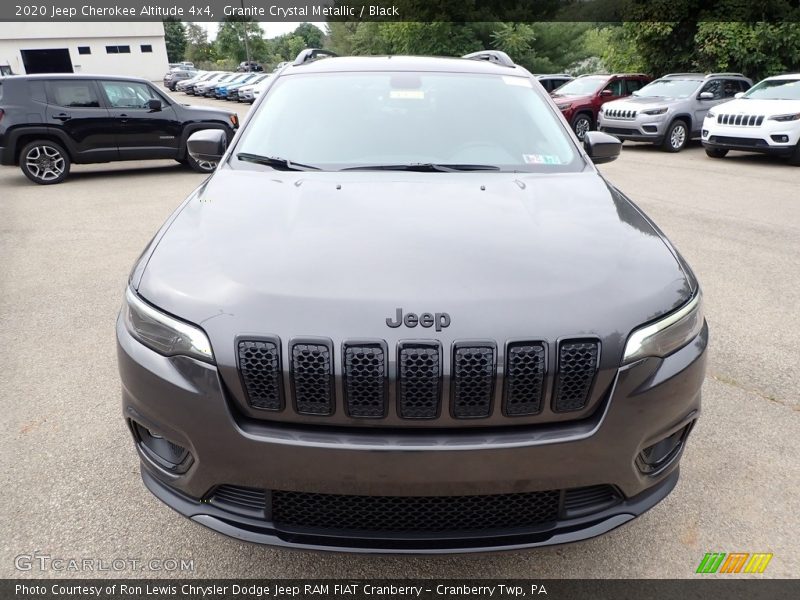 Granite Crystal Metallic / Black 2020 Jeep Cherokee Altitude 4x4