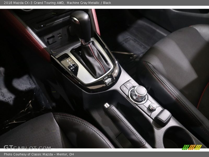 Machine Gray Metallic / Black 2018 Mazda CX-3 Grand Touring AWD