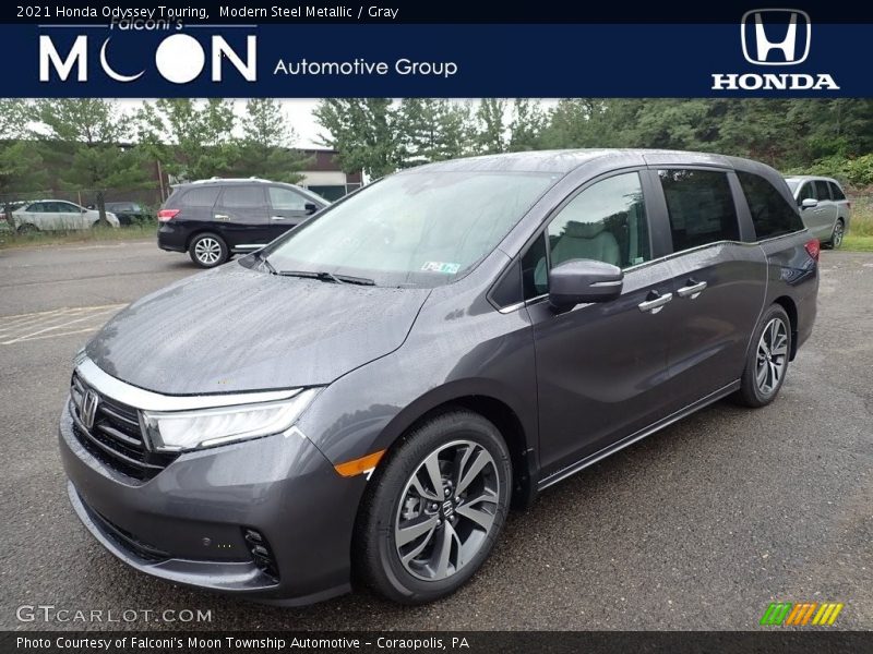 Modern Steel Metallic / Gray 2021 Honda Odyssey Touring