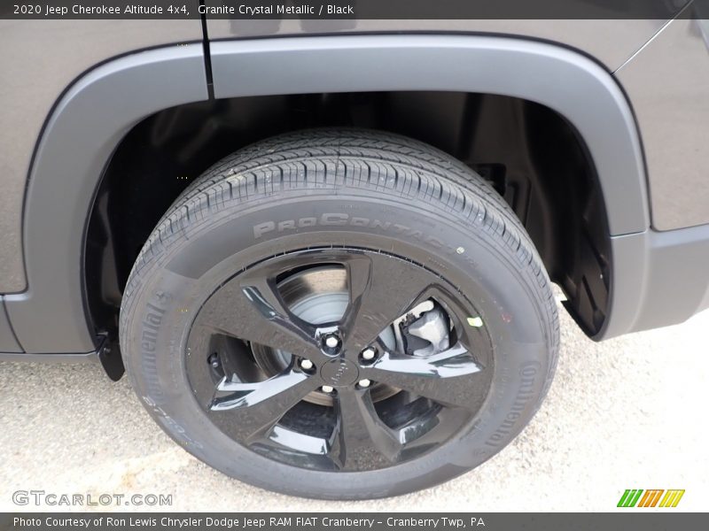 Granite Crystal Metallic / Black 2020 Jeep Cherokee Altitude 4x4