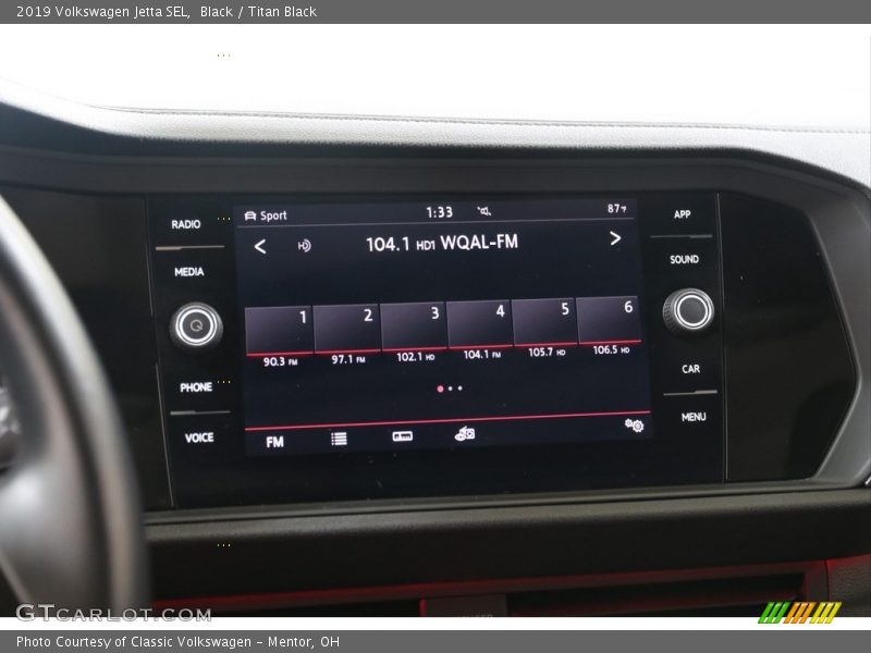 Black / Titan Black 2019 Volkswagen Jetta SEL